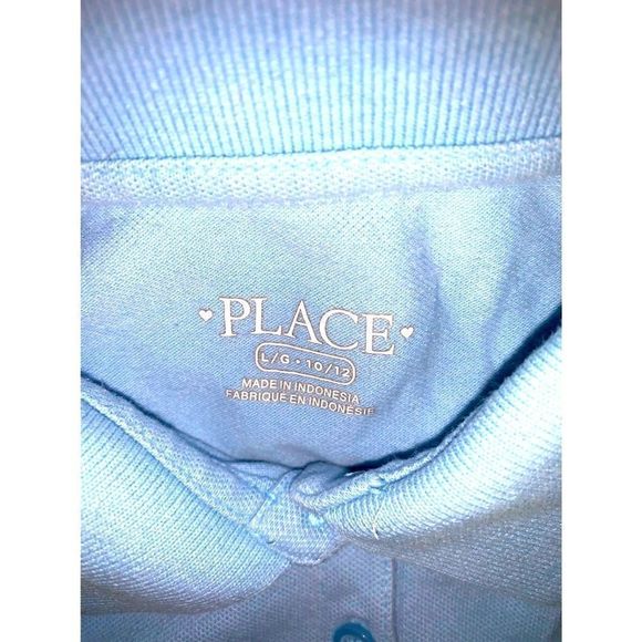 3 Light Blue Uniform Shirts Size 10, 10-12 - Picture 4 of 5